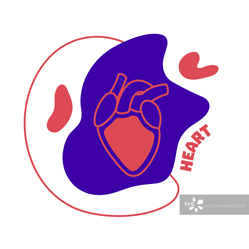 心,说明图片素材