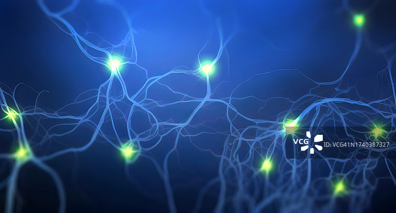 神经元网络概念图图片素材