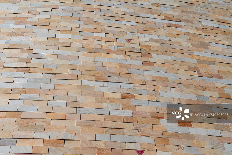 木纹砖墙特写图片素材