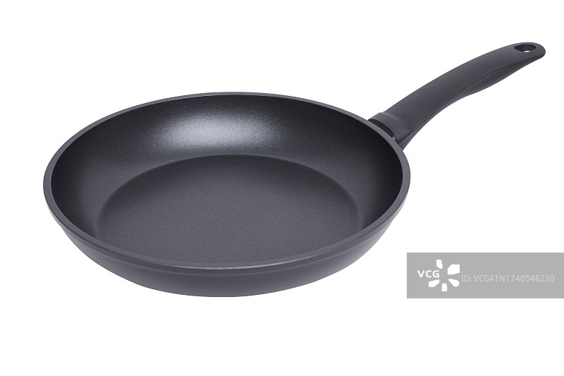 白色背景上的煎锅图片素材