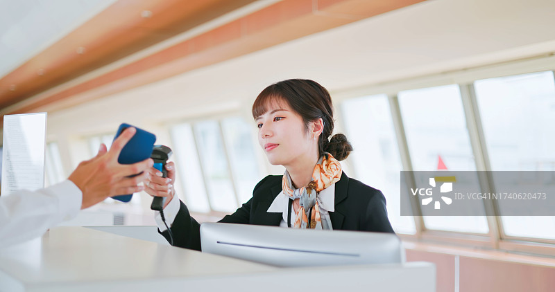 女地勤人员图片素材