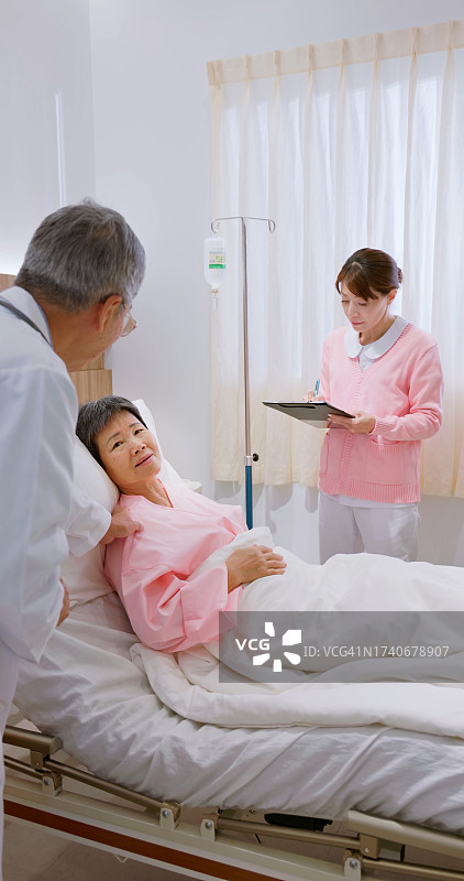 医院病房里的医疗团队图片素材