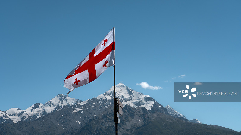 格鲁吉亚国旗图片素材