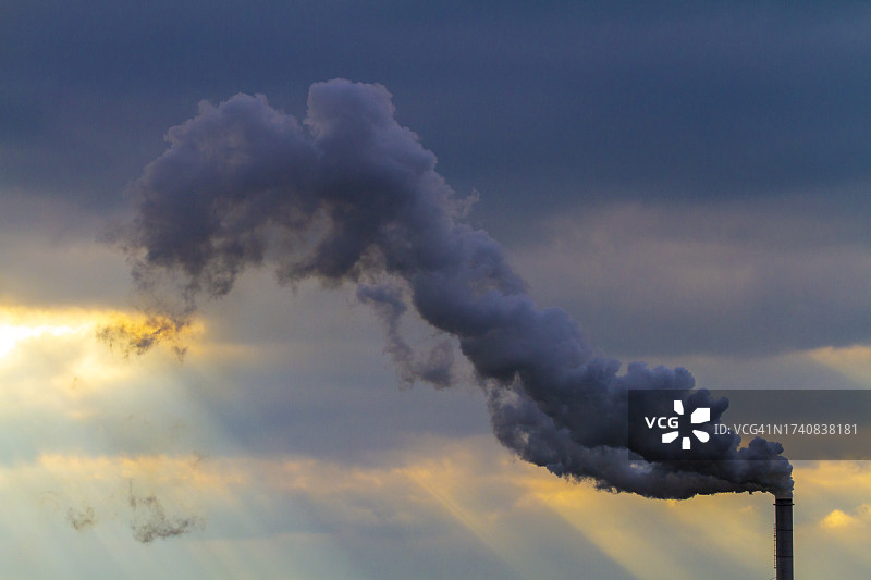 埃纳省糖厂烟囱图片素材