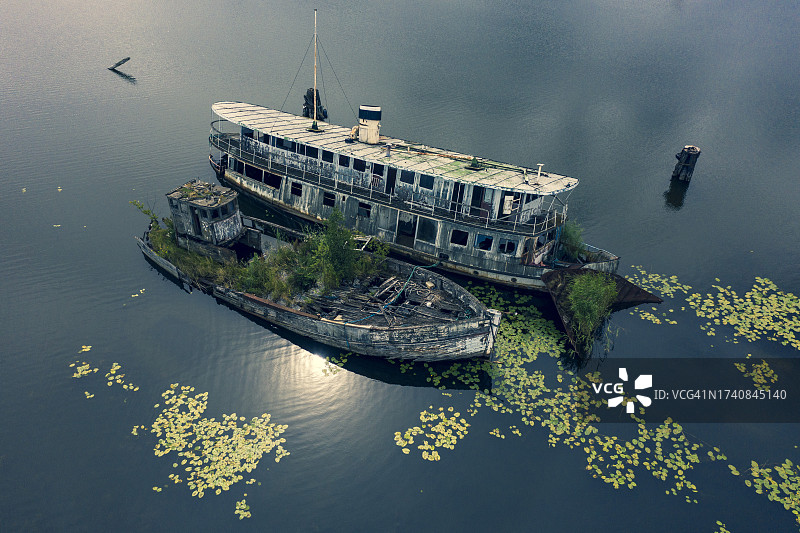 欧洲，斯堪的纳维亚，瑞典，北雪平的残骸图片素材