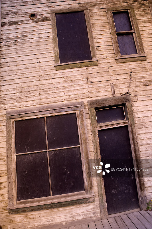 19世纪90年代的虚假门面建筑图片素材