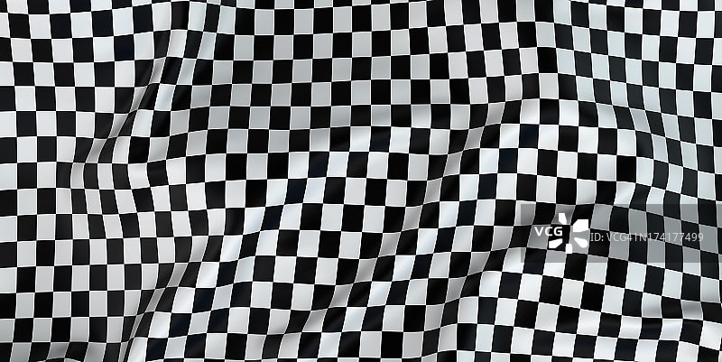 黑白格子布图片素材