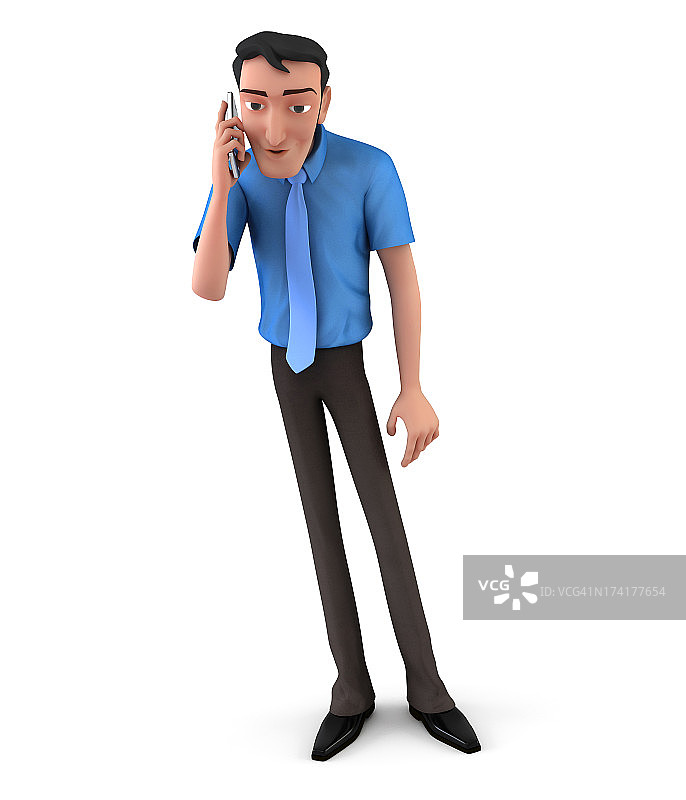 在电话上图片素材