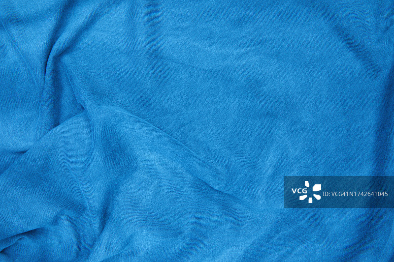 时尚蓝色扎染织物背景图案纹理图片素材