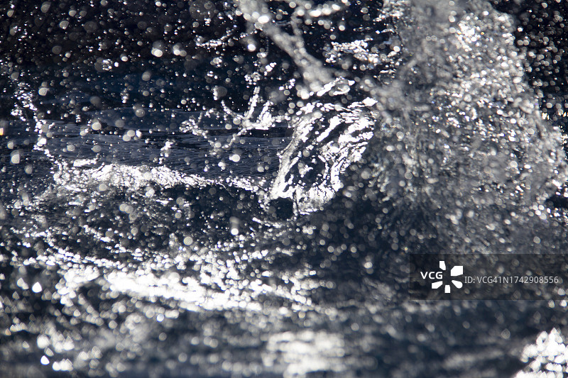 溅水的特写图片素材