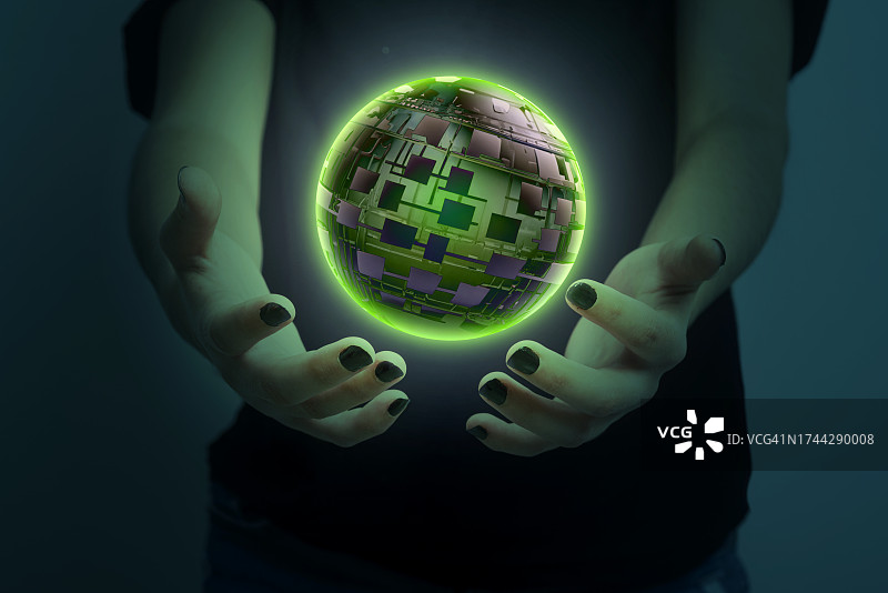 元宇宙与科技未来概念图片素材