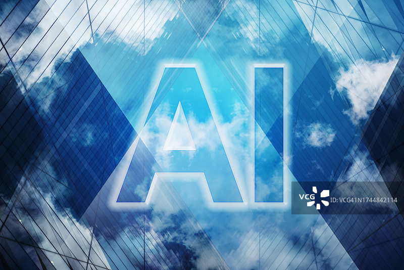 AI天空概念图片素材