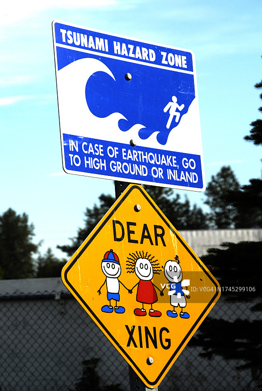 公路指示牌图片素材