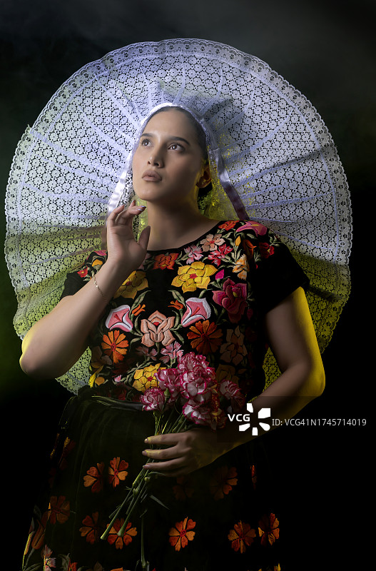 特瓦纳女人，墨西哥女人图片素材