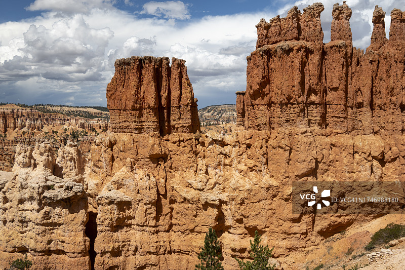 犹他州加菲尔德县的岩层景观，美国图片素材