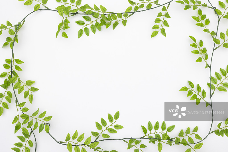 绿色草地相框背景图片素材