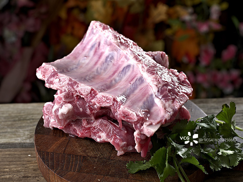 生猪肋排图片素材