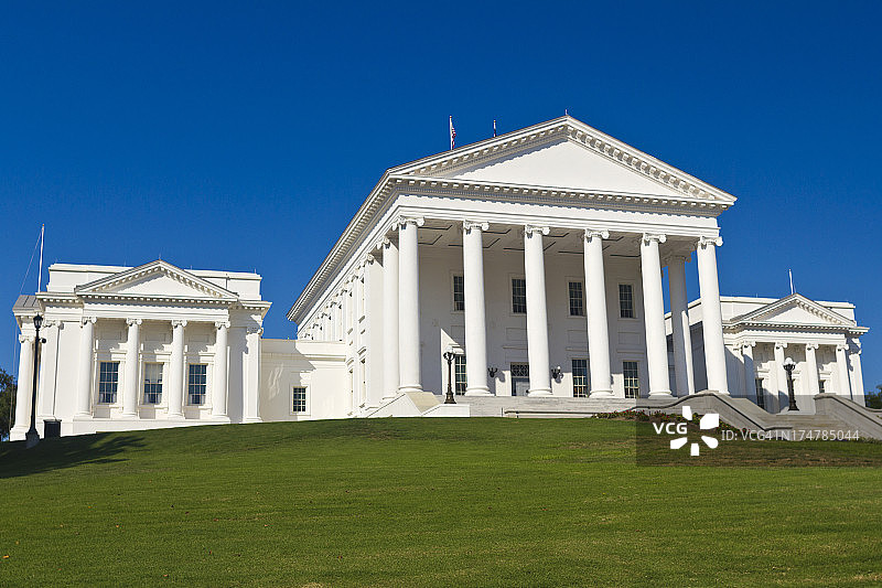 弗吉尼亚州里士满的州议会大厦图片素材