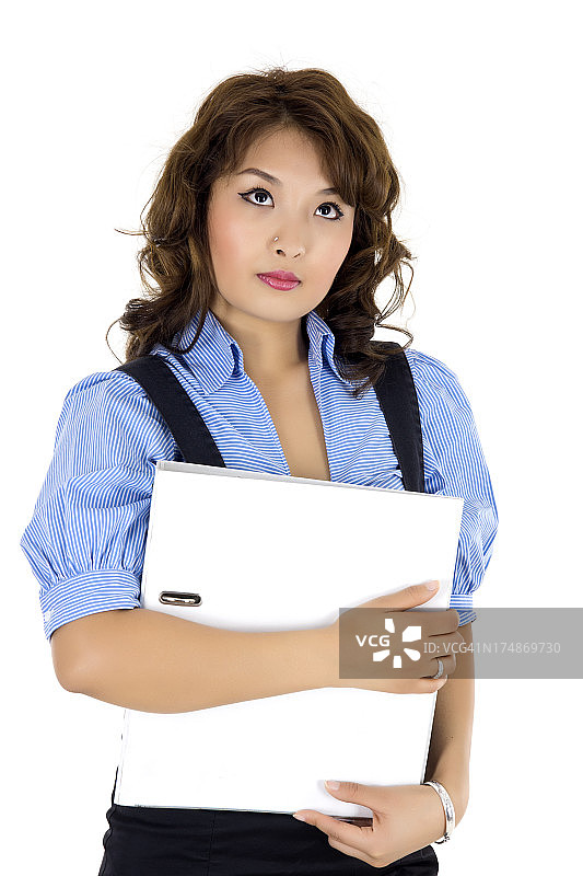 压力下的女商人图片素材