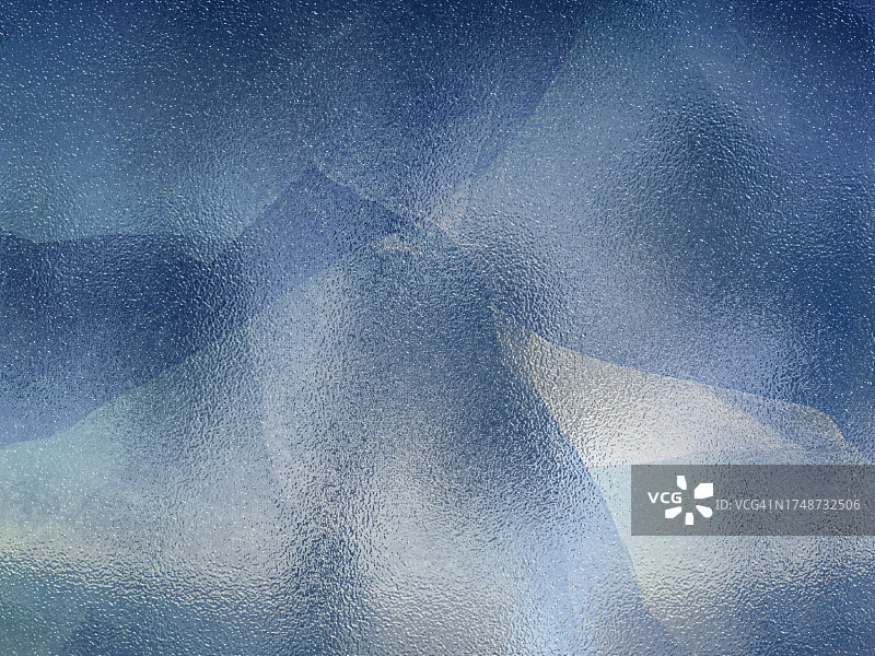 带有裂纹的蓝色磨砂玻璃抽象背景图片素材