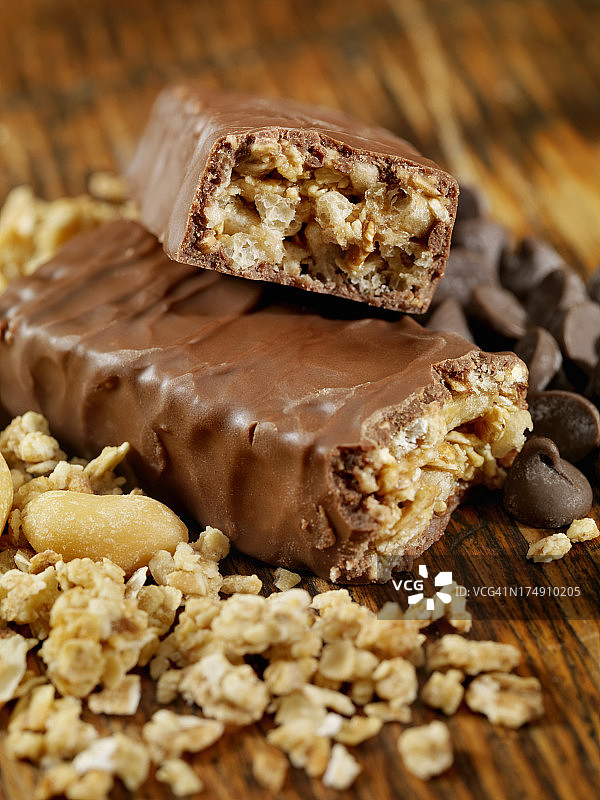 格兰诺拉麦片棒图片素材