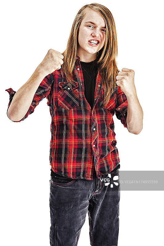 叛逆的青少年图片素材