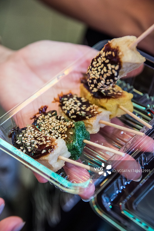 生麸田乐烤串图片素材