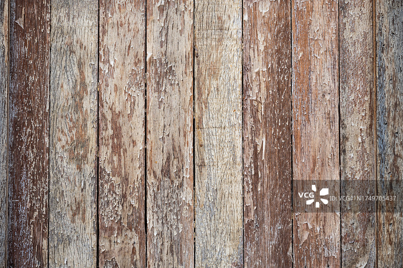 剥落的棕色旧木纹理抽象木质背景图片素材