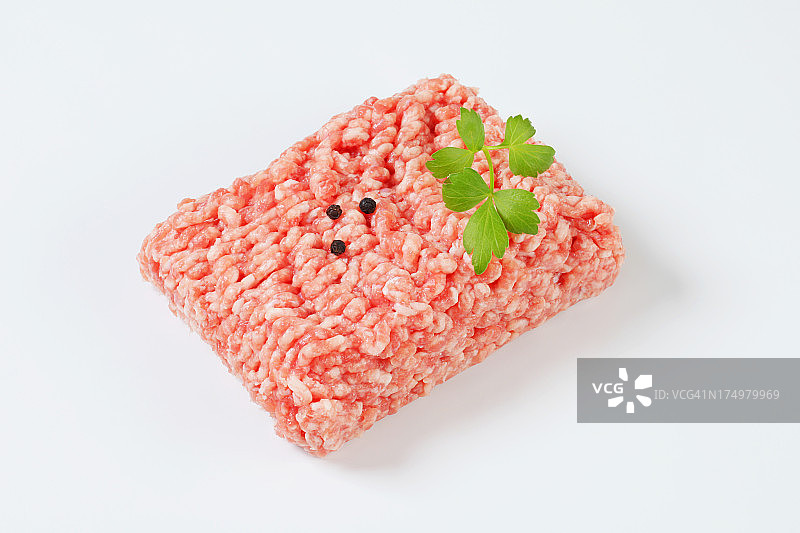 切碎的肉图片素材