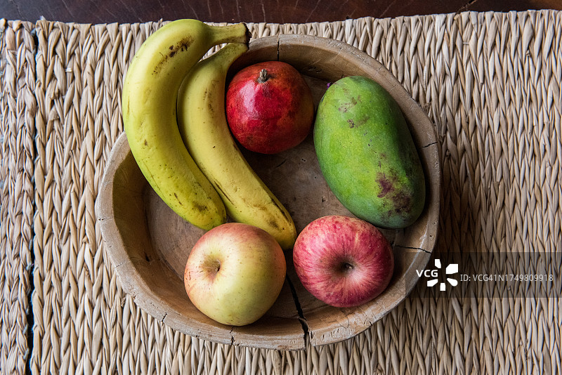 木碗水果图片素材