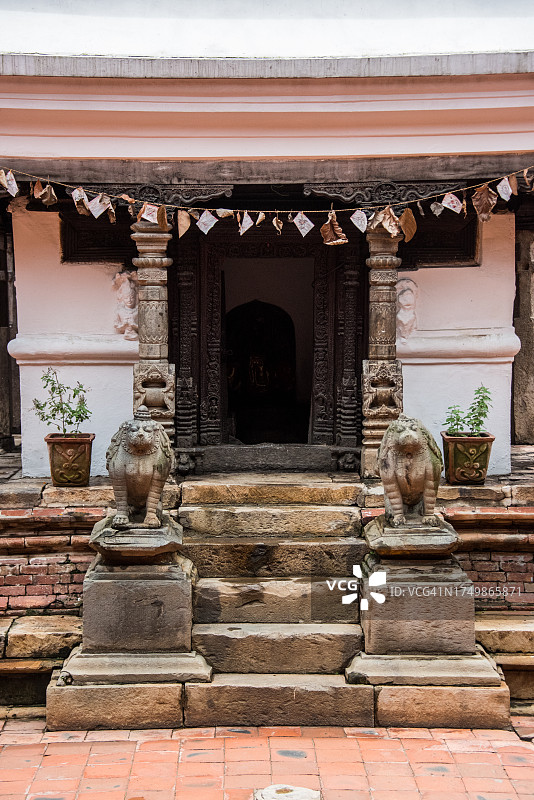 帕坦凯沙夫·纳拉扬·乔克神殿入口图片素材