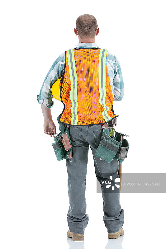 木匠的背影图片素材