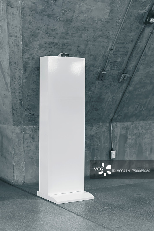 室内媒体展示标牌易拉宝图片素材