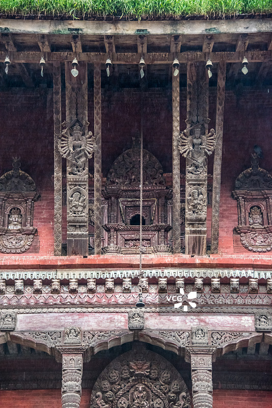 巴克塔普尔尼亚塔波拉神庙的希iddhi拉克希米女神图片素材