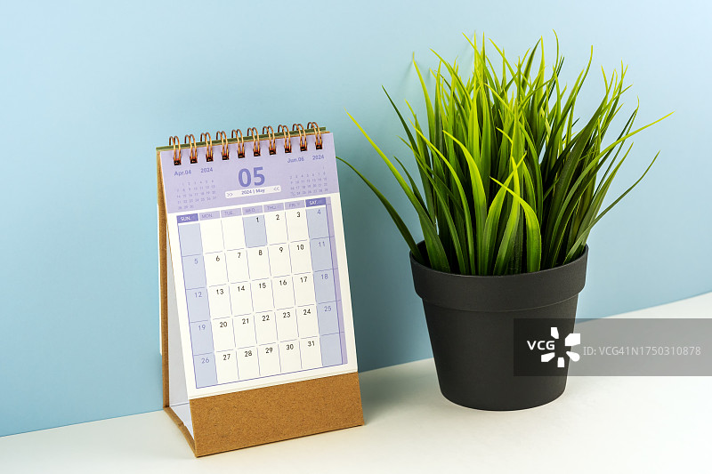 2024年5月桌面日历图片素材