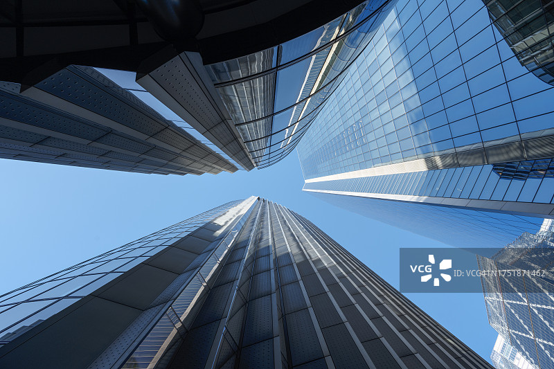 仰望伦敦金融大厦图片素材