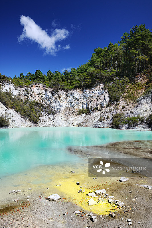新西兰地热仙境图片素材