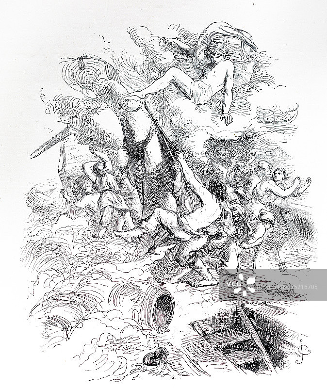 《第十二夜》中的莎士比亚场景图片素材