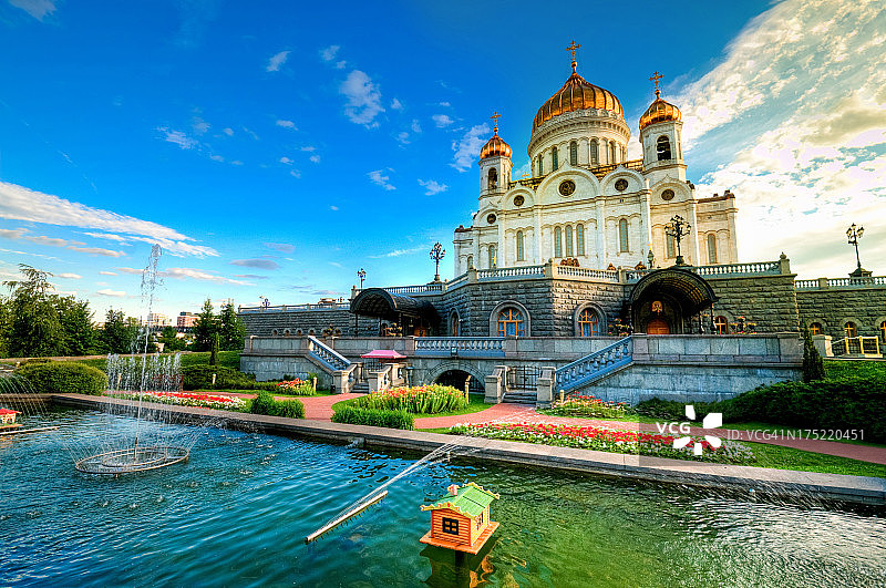 莫斯科救世主基督大教堂图片素材