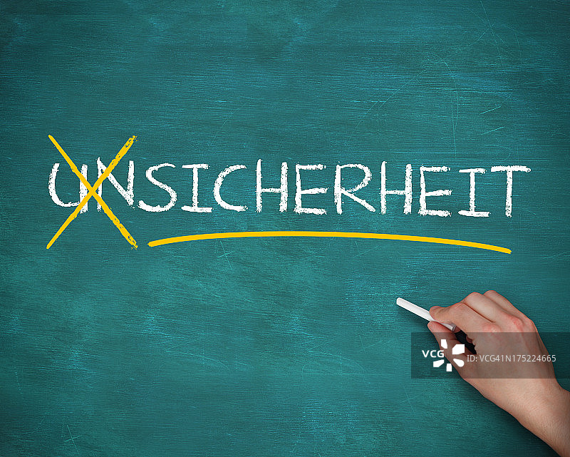 手划掉不确定性图片素材
