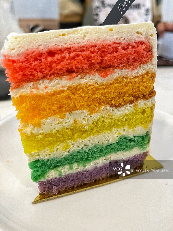 彩虹蛋糕图片素材