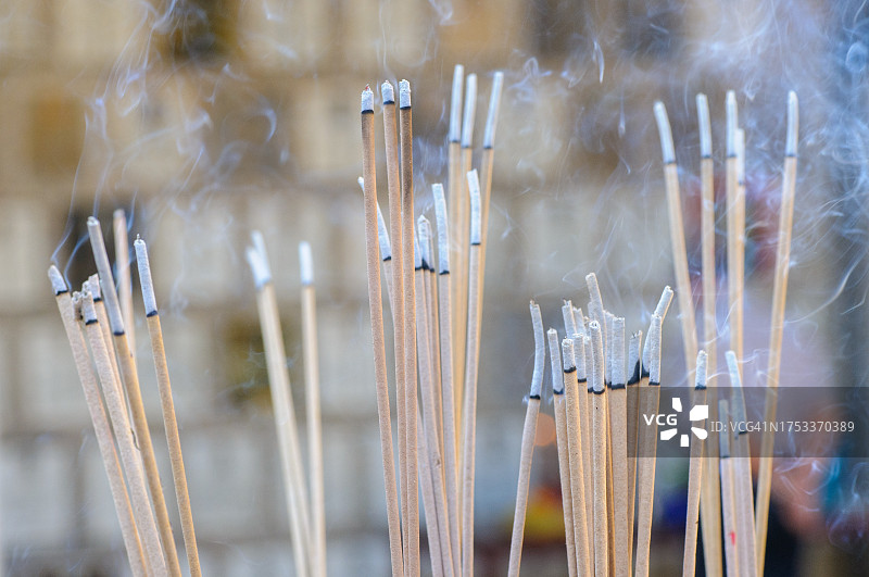 燃烧的香图片素材