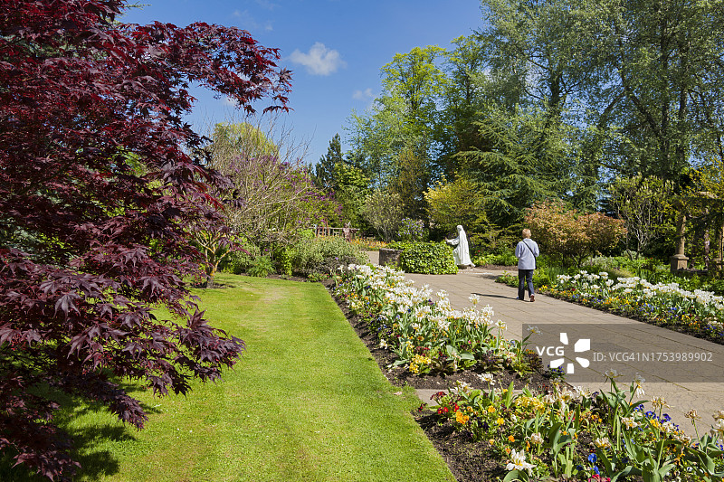 英国苏格兰莫雷埃尔金圣经花园大教堂图片素材