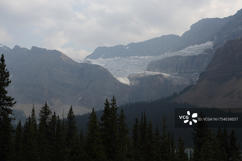 乌爪山上的乌爪冰川图片素材