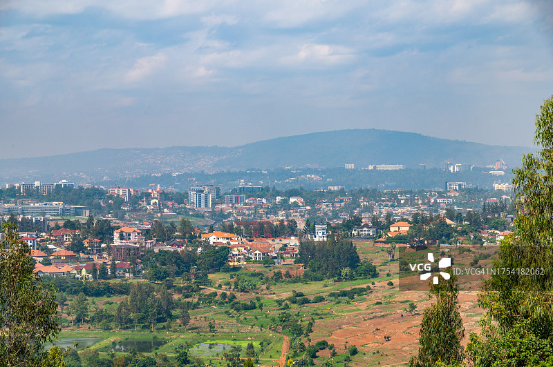 卢旺达首都基加利概览图片素材