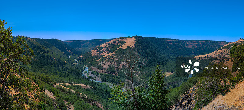 美国华盛顿州的壮丽山景图片素材