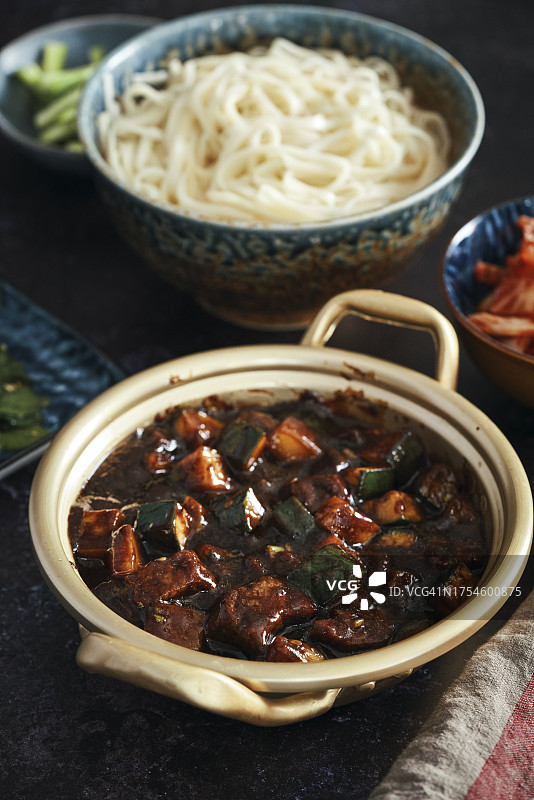 韩式炸酱面图片素材