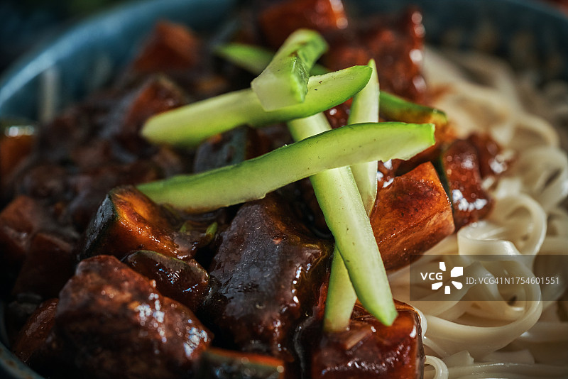 韩式炸酱面图片素材