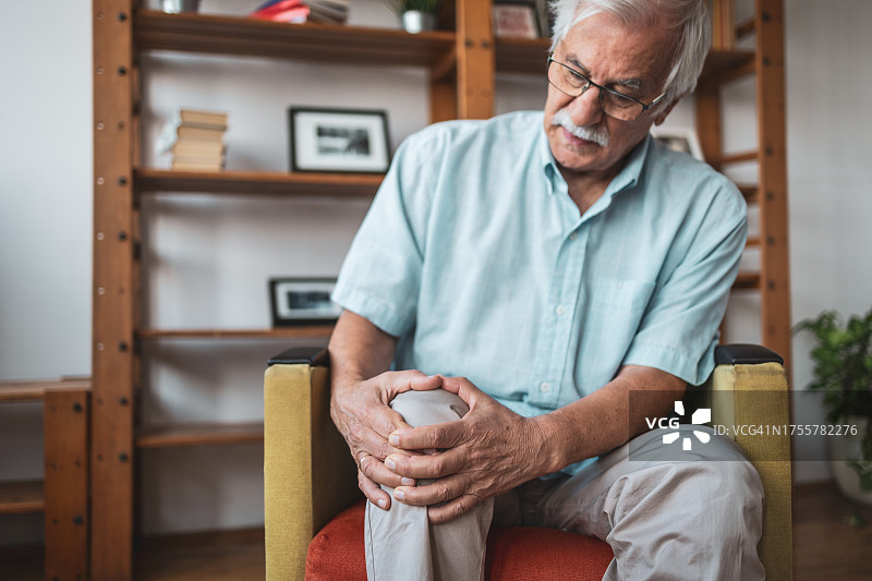 膝盖疼痛图片素材