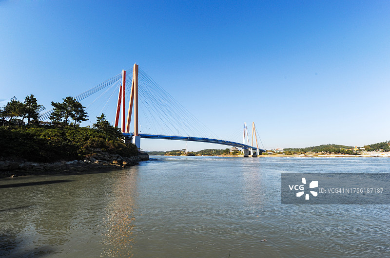 全罗南道珍岛郡珍岛大桥图片素材